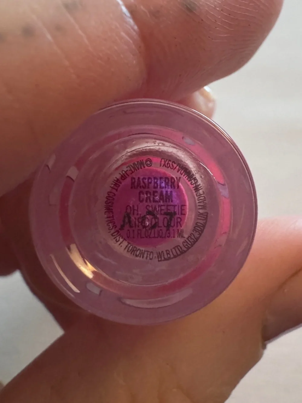 ORIGINAL | MAC Cosmetics Oh, Sweetie Lip Glass | Raspberry Cream - Picture 7 of 7